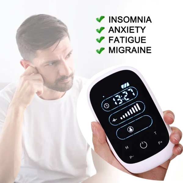 Sleep Aid Device CES Sleeping Therapy Instrument Insomnia Anxiety Depression Tens Machine Transcranial Microcurrent - Image 2