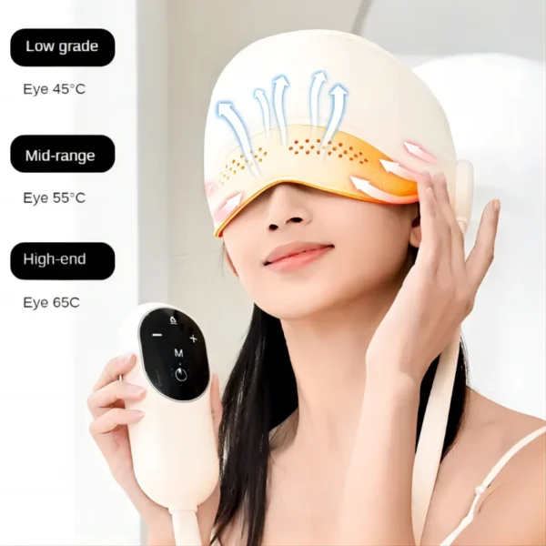 Air Pressure Head Massager Electric Head Eye Massager Graphene Heating Eye Hot Compress for Relax Improve Sleep Stress Relief - Image 4